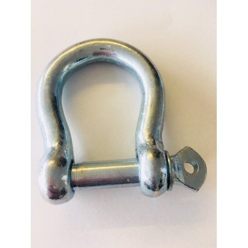 Bow Shackle with Screwed Collar Pin - Electro Galvanised