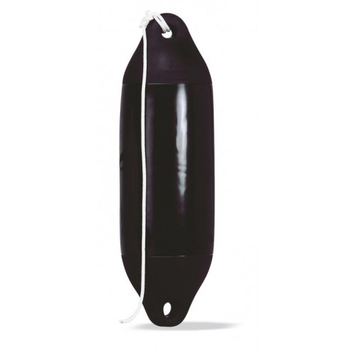 Plastimo Performance Fender, uninflated + rope - BLACK