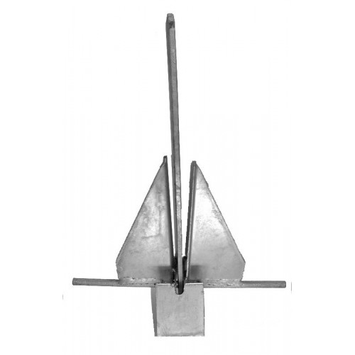 Galvanised Britany Crown Stock Anchor
