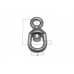 Galvanised Mooring Swivel