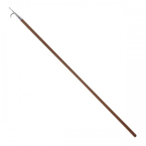 Trem Wooden Boat Pole with Chrome Hook - 2.1 Metre