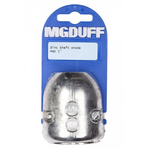 MG Duff zinc shaft anode to suit 1" diameter propeller shaft - Salt water use 