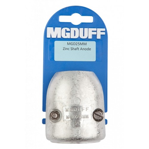 MG Duff zinc shaft anode to suit 25mm diameter propeller shaft - Salt water use