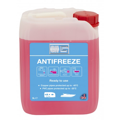 Blue Gee Non-Toxic Water System and Engine Anti-Freeze - 5L