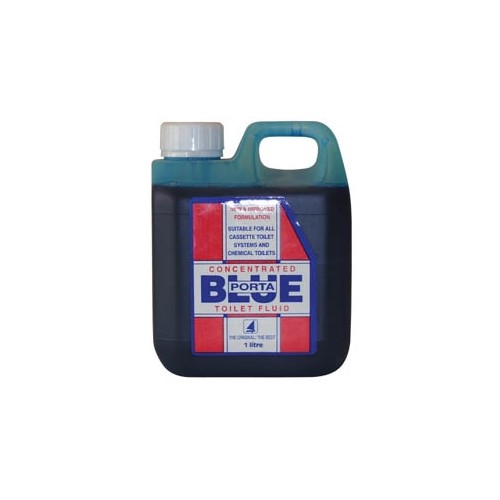 PORTA Blue Concentrated Toilet Fluid - 1 Litre