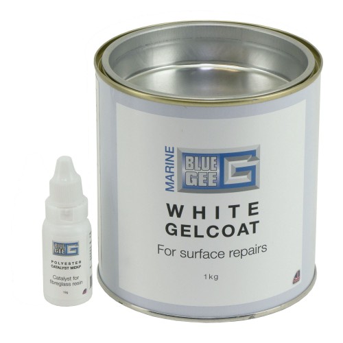 Blue Gee Polyester Gelcoat Resin Kit - Clear - 1KG