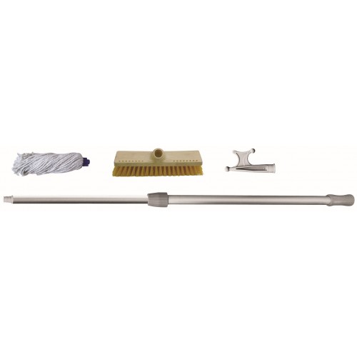 Telescopic Boat Hook with Washing Kit