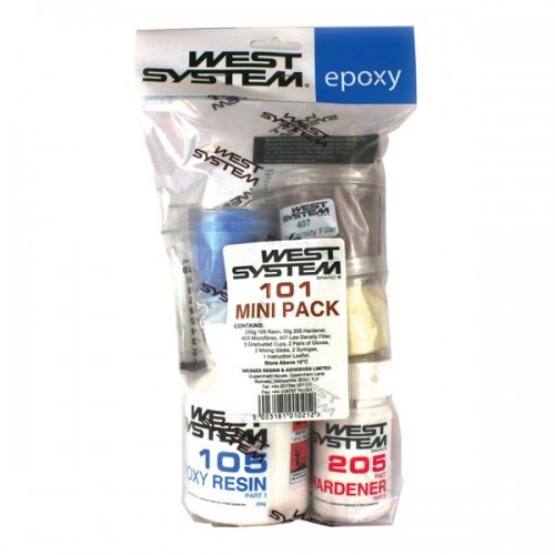 West System 101 Mini Epoxy Resin Repair Kit - 250g + 50g
