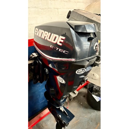 Evinrude E-TEC G1 E30DPLIIH 30HP 2-Stroke long shaft tiller control outboard engine (2010) ** Pre-Owned**