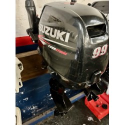 Suzuki DF9.9A 9.9HP 4-stroke short shaft tiller control outboard engine ** Pre-Owned**