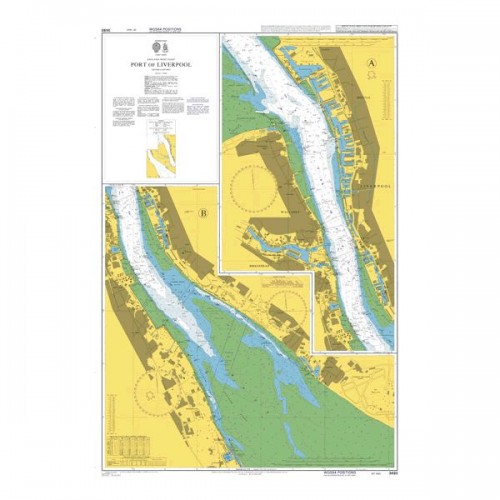 Admiralty Chart: 3490 West Coast, Port of Liverpool