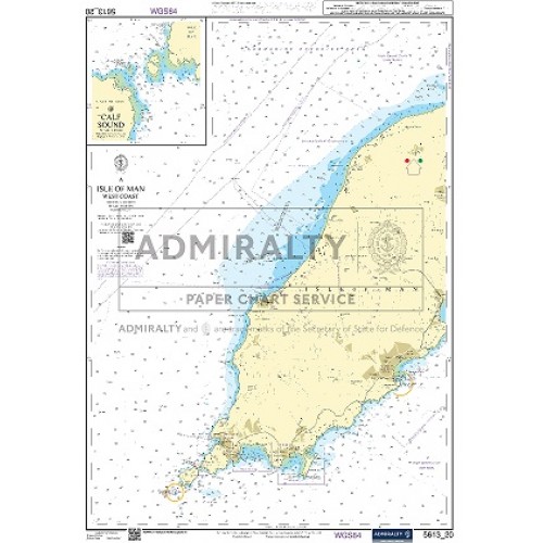 Admiralty Small Craft Chart: 5613.20 Isle of Man - West Coast