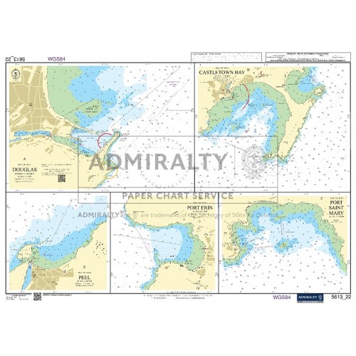 Admiralty Small Craft Chart: 5613.22 Ports & Harbours of Isle of Man