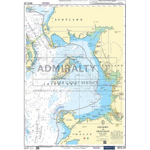 Admiralty Small Craft Chart: 5613.23 Anglesey to Ailsa Craig