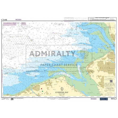 Admiralty Small Craft Chart: 5613.3 Liverpool Bay