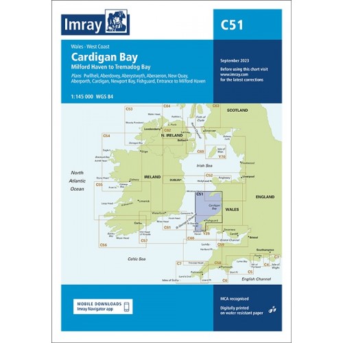Imray Chart: C51 Cardigan Bay