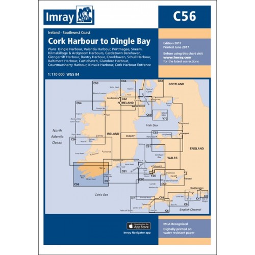 Imray Chart: C56 Cork Harbour to Dingle Bay