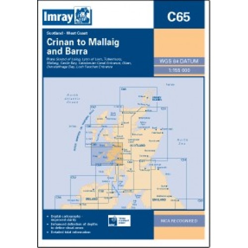 Imray Chart: C65 Crinan to Mallaig and Barra