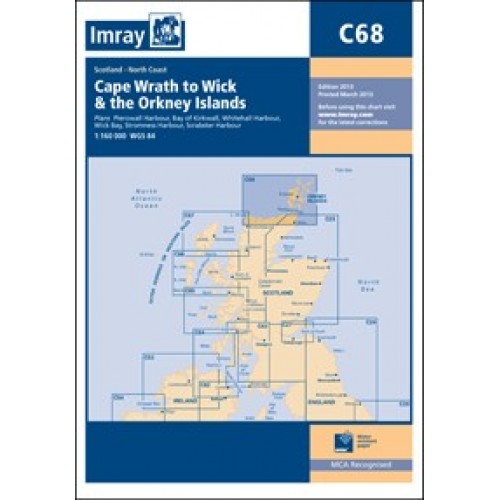 Imray Chart: C68 Cape Wrath to Wick and The Orkney Islands 