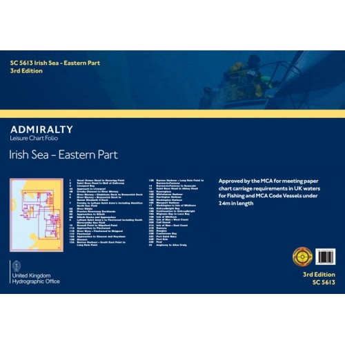 SC5613 Irish Sea - Eastern Part Nautical Chart Folio [3rd Edition]