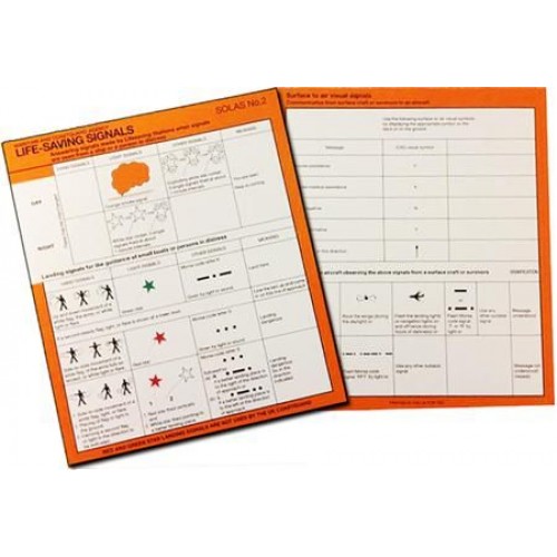 SOLAS No.2 Life-Saving Signals