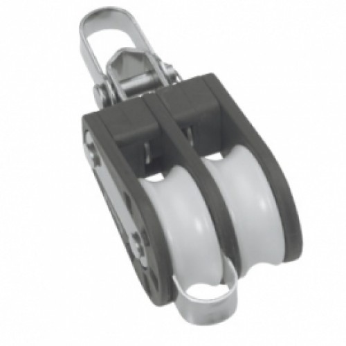 Barton Size 1 Plain Block Double Reverse Shackle With Becket 