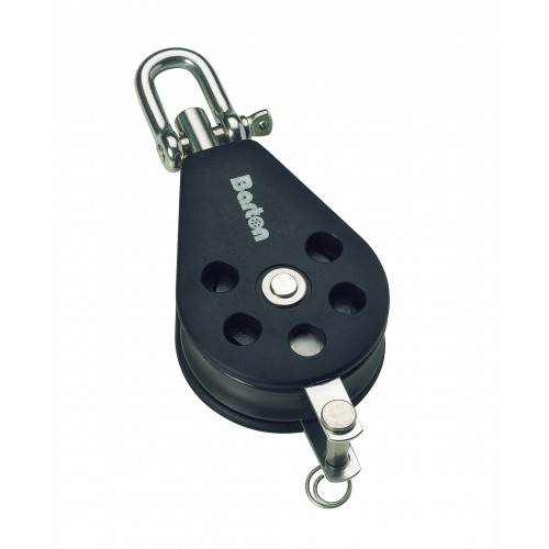 Barton Size 2 Single Block with Swivel & Becket