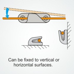 CL259 Clam Cleat Racing Fine Line (Port)