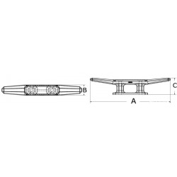 Nylon Base Cleat - 144mm