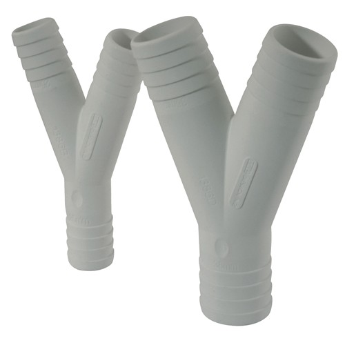 Plastic Y Connector 38x38x38mm Hose