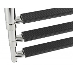 Telescopic 3 Step Narrow Boat Ladder [AISI316 Stainless Steel]