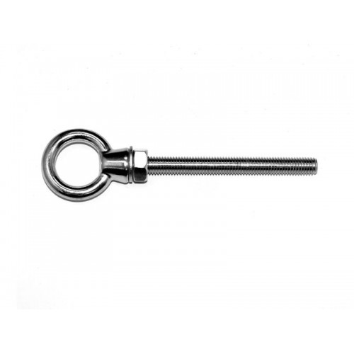 AISI316 Stainless Steel Long shank Eye Bolt - M8, M10