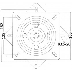 Boat Seat Swivel Plate