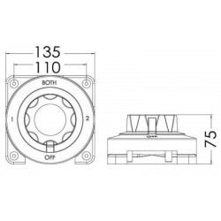 Selecta Battery Switch 175A Continuous