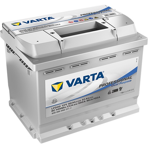 Varta LED60 Professional Dual Purpose Battery 12V 60Ah