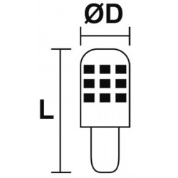 BA15D LED Bulb - IP65