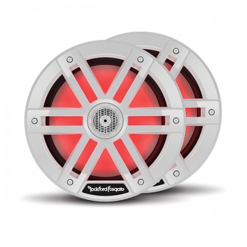 Rockford Fosgate M2 Marine 6.5" Full Range Speakers - ColourOptix™ - White