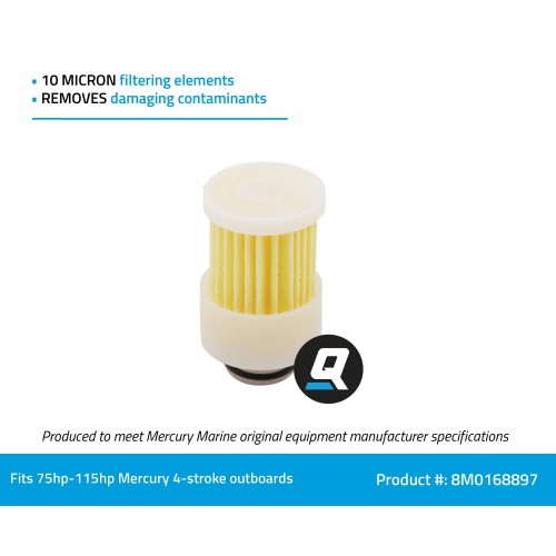Quicksilver Fuel Filter Element: 35-8M0168897