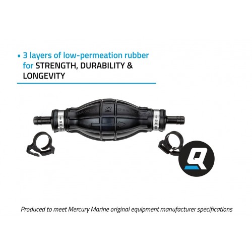 Quicksilver Fuel Primer Bulb - 5/16" & 3/8" I.D. Fuel Hose