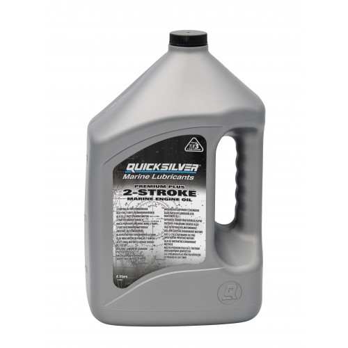 Quicksilver Premium Plus 2-stroke TCW3 Outboard Oil - 4 Litre