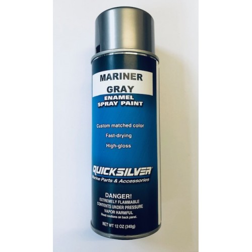 Quicksilver Mariner Gray Spray Paint - 12 oz