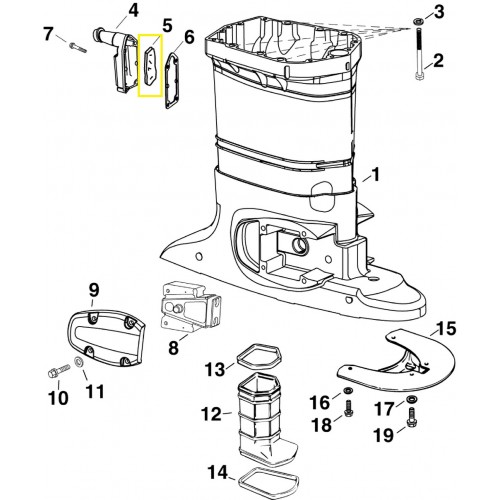 0351244 Evinrude E-TEC Exhaust Filter 