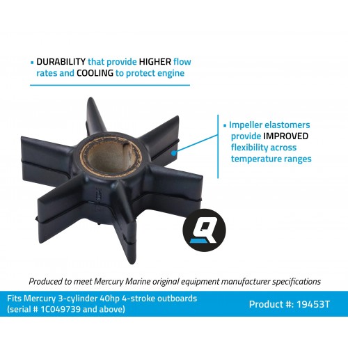 Quicksilver Water Pump Impeller - 19453T