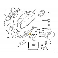 0115364 OMC Evinrude / Johnson Latch Lock Screw