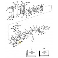0126026 BRP Evinrude/Johnson Throttle & Shift Cable Anchor 0126026 BRP Evinrude/Johnson Throttle & Shift Cable Anchor
