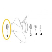 0127084 BRP Evinrude E-TEC / FICHT Propeller Thrust Washer 0127084 BRP Evinrude E-TEC / FICHT Propeller Thrust Washer