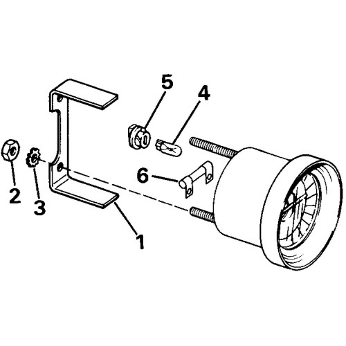 0174685 OMC BRP Evinrude/Johnson Oil Pressure Gauge 80PSI