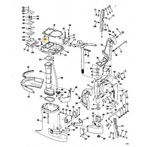 0302290 OMC BRP Evinrude/Johnson Lock Washer