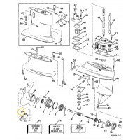 0306394 BRP Evinrude / Johnson Outboard Engine Split Pin 0306394 BRP Evinrude / Johnson Outboard Engine Split Pin