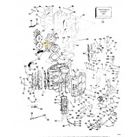 0318335 BRP Evinrude Johnson Cylinder Head Cover